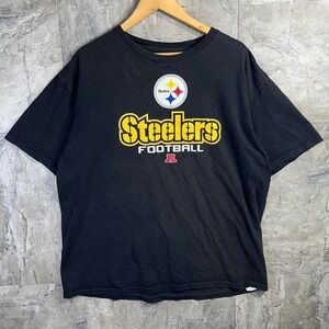 Vintage NFL Black and yellow Pittsburgh Steelers tee Men XL #SteelersNation